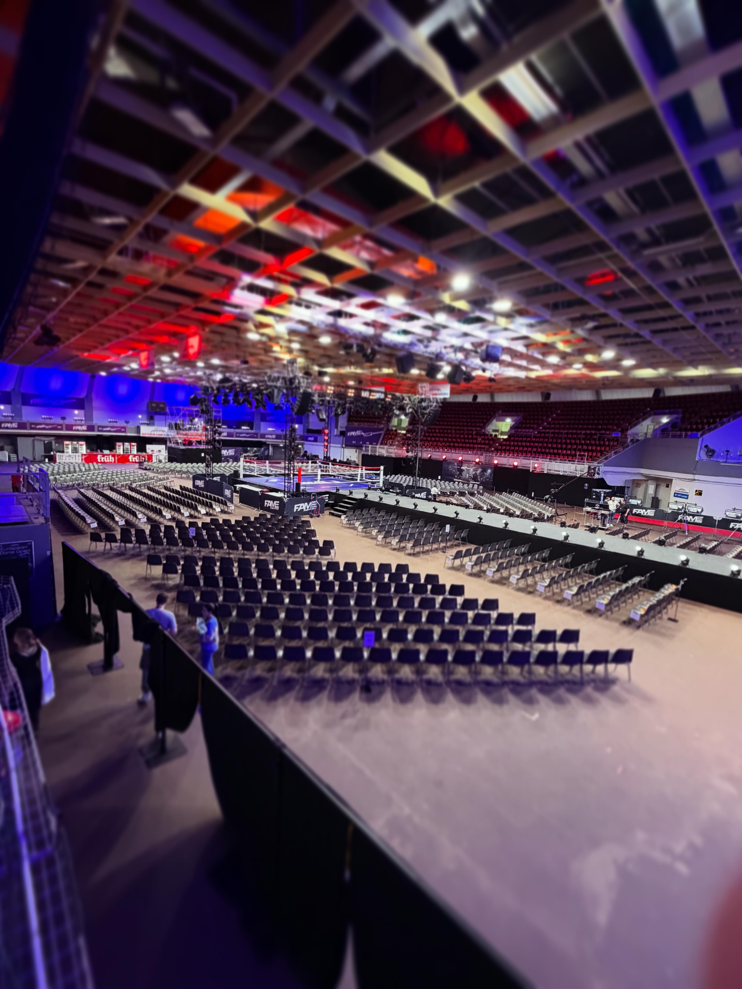 Arena bei einer Live-Sportproduktion
